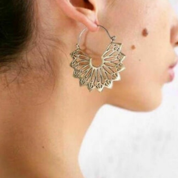 Jewelry - New Tribal Bohemian 18k gold plated Earrings